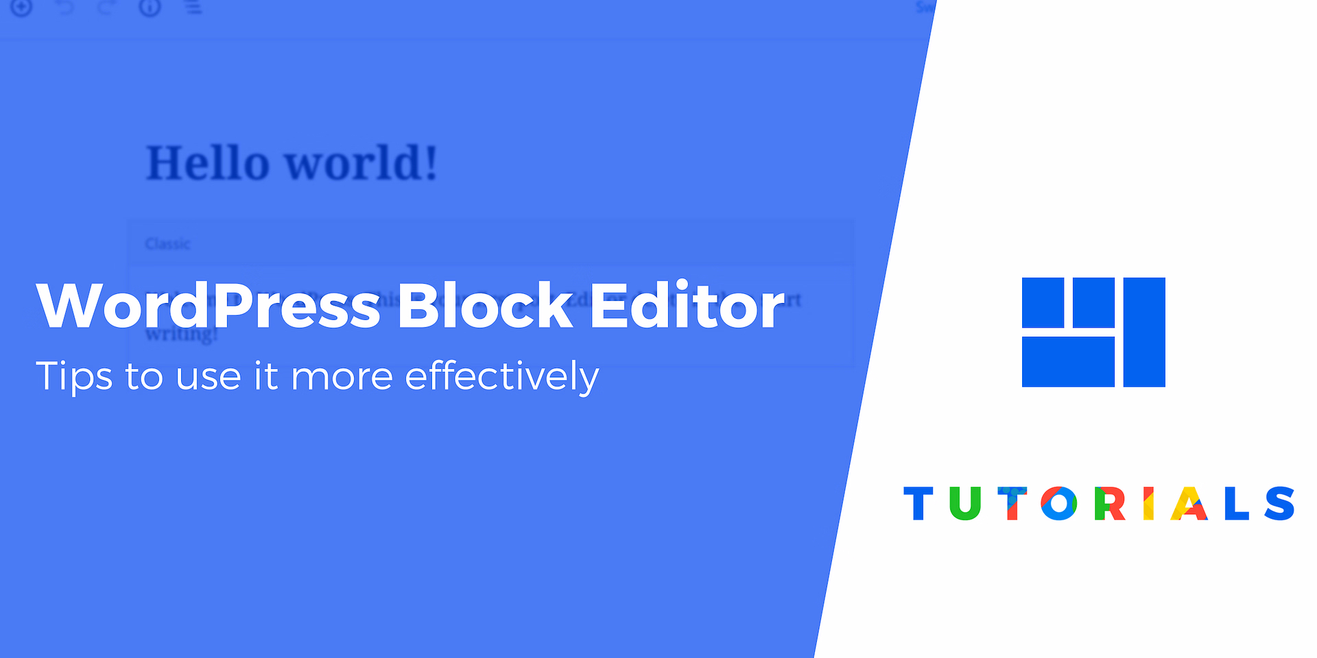 Learn the WordPress Block Editor