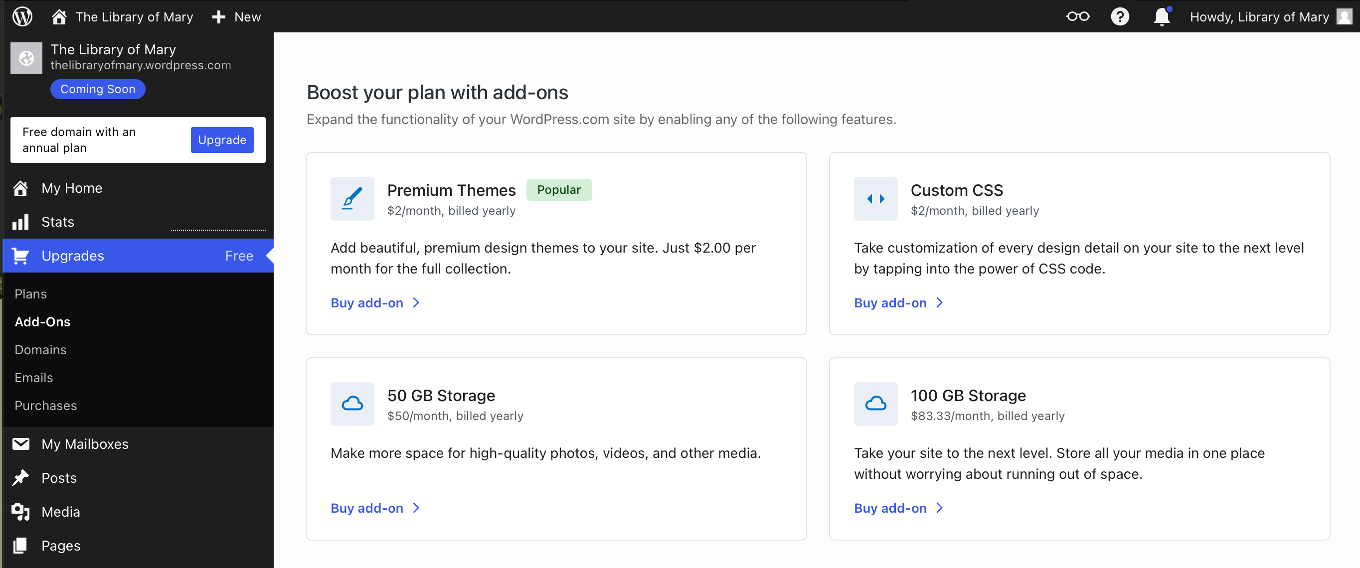 WordPress premium upgrades for All About Cookies WordPress review