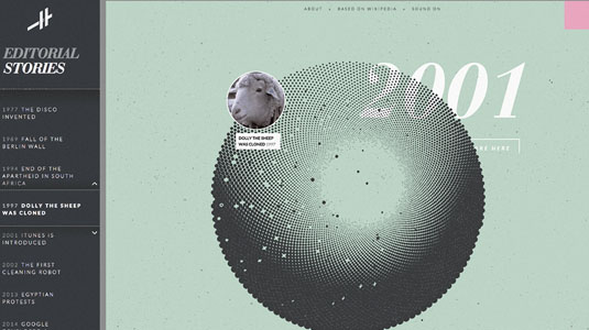 HTML examples: Histography