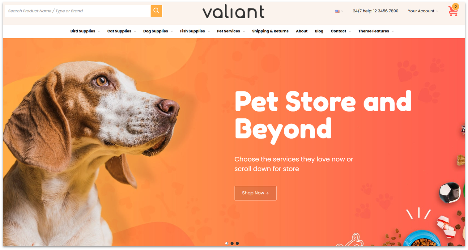 BigCommerce Pet Store Template