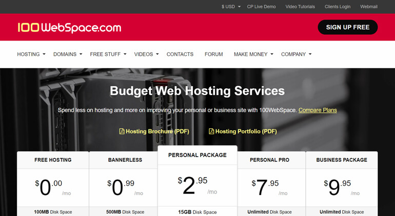 100WebSpace.com - Free WordPress Hosting
