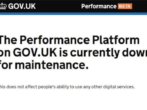 Government performance monitoring website closes for maintenance