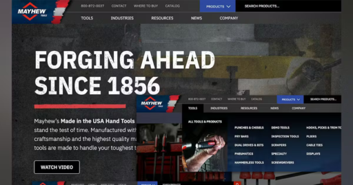 Mayhew Tools Debuts Website Redesign to Simplify Tool Sourcing