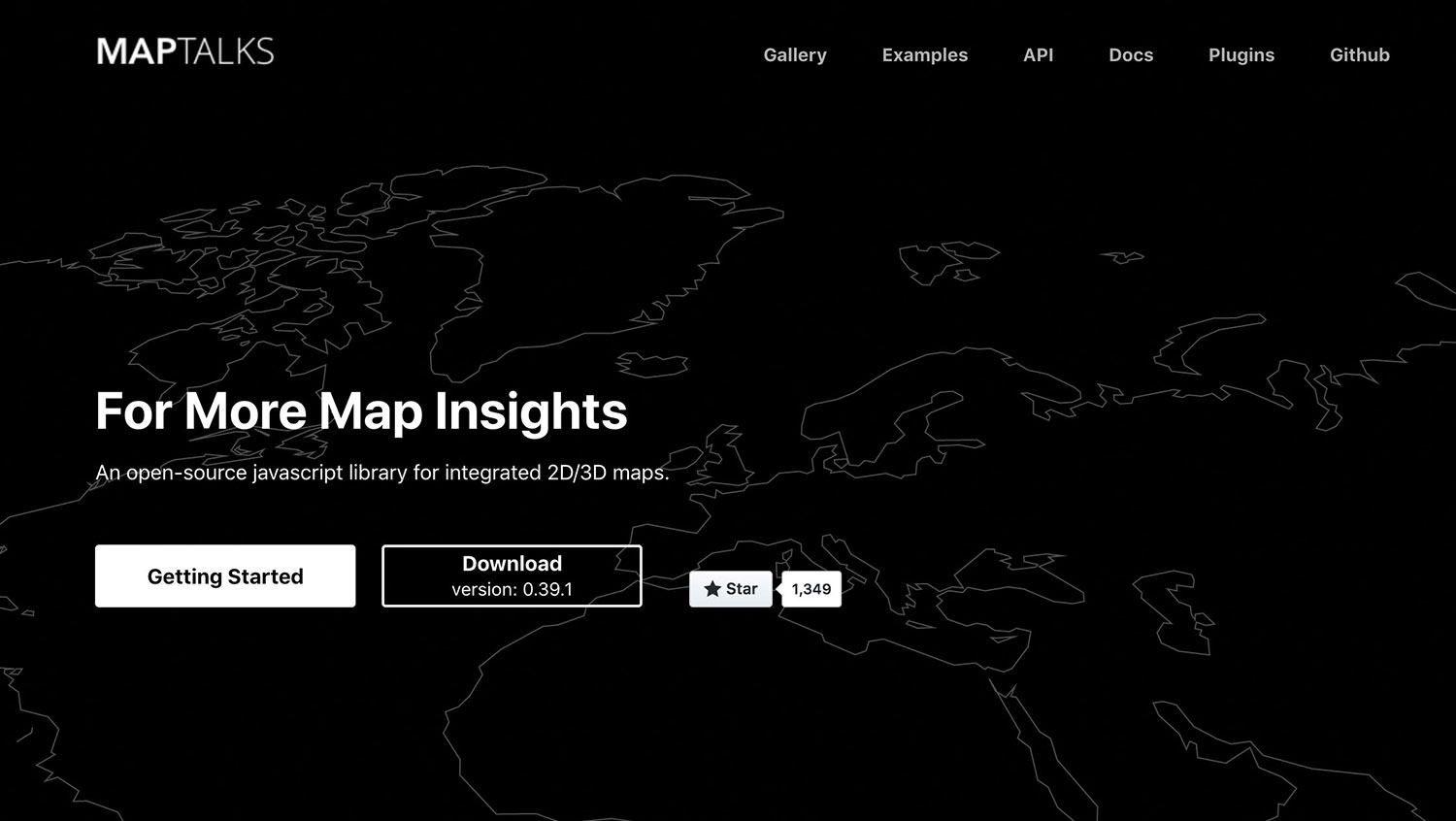 Display 2D and 3D maps together