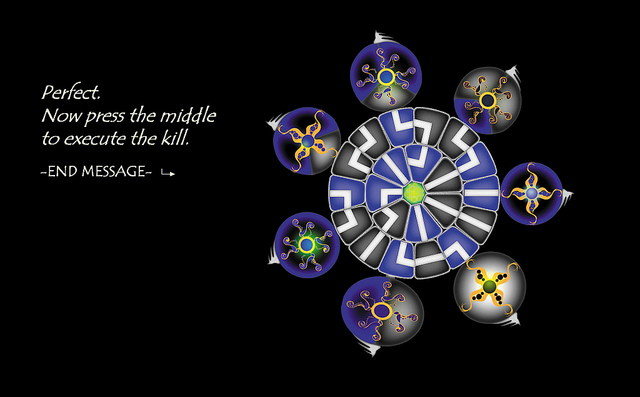 Figure 5.10 In Bri lance&rsquo;s game Kanyu, step-by-step instructions about how to play are cleverly incorporated directly into the game&rsquo;s story