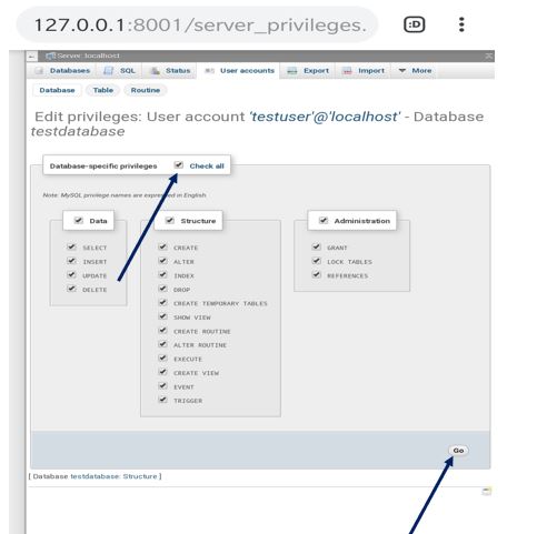 Android Apache web server PHPMYadmin
