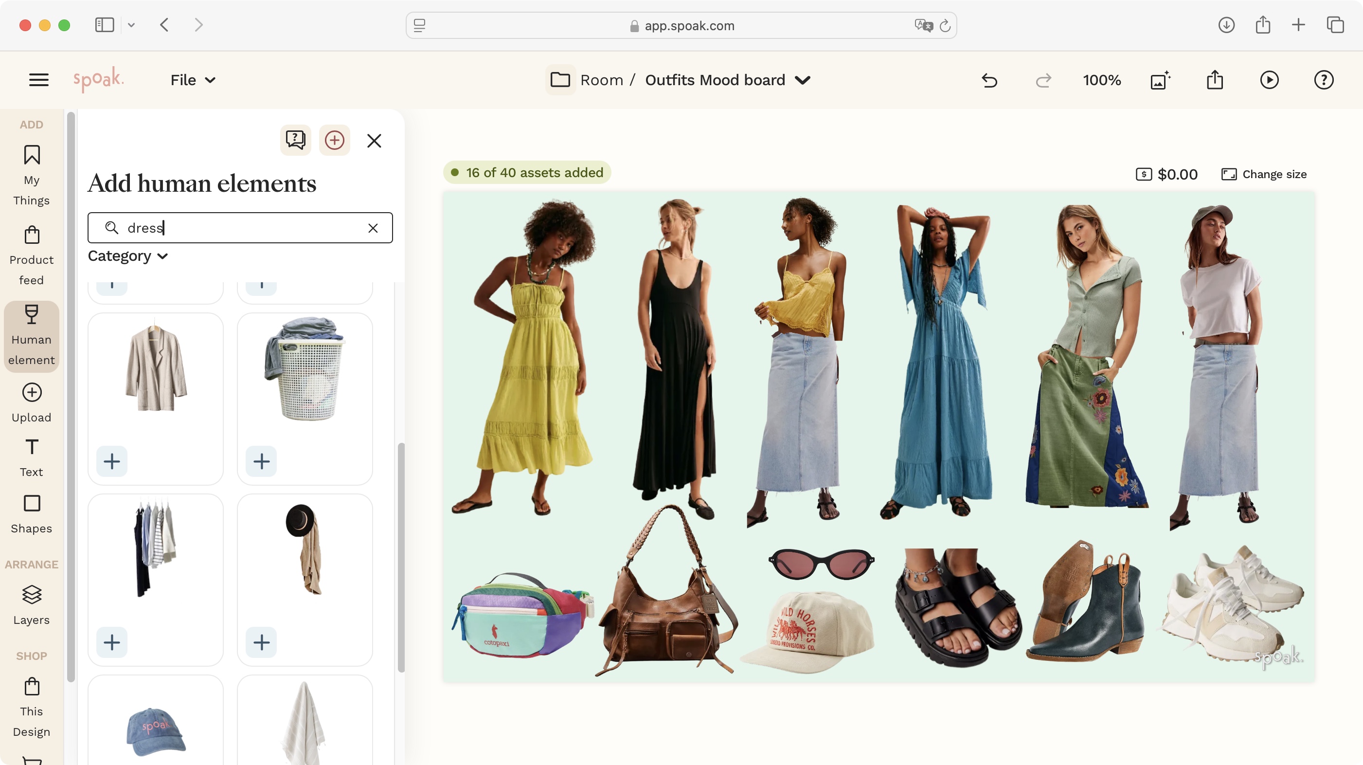 Home design tool Spoak during our review