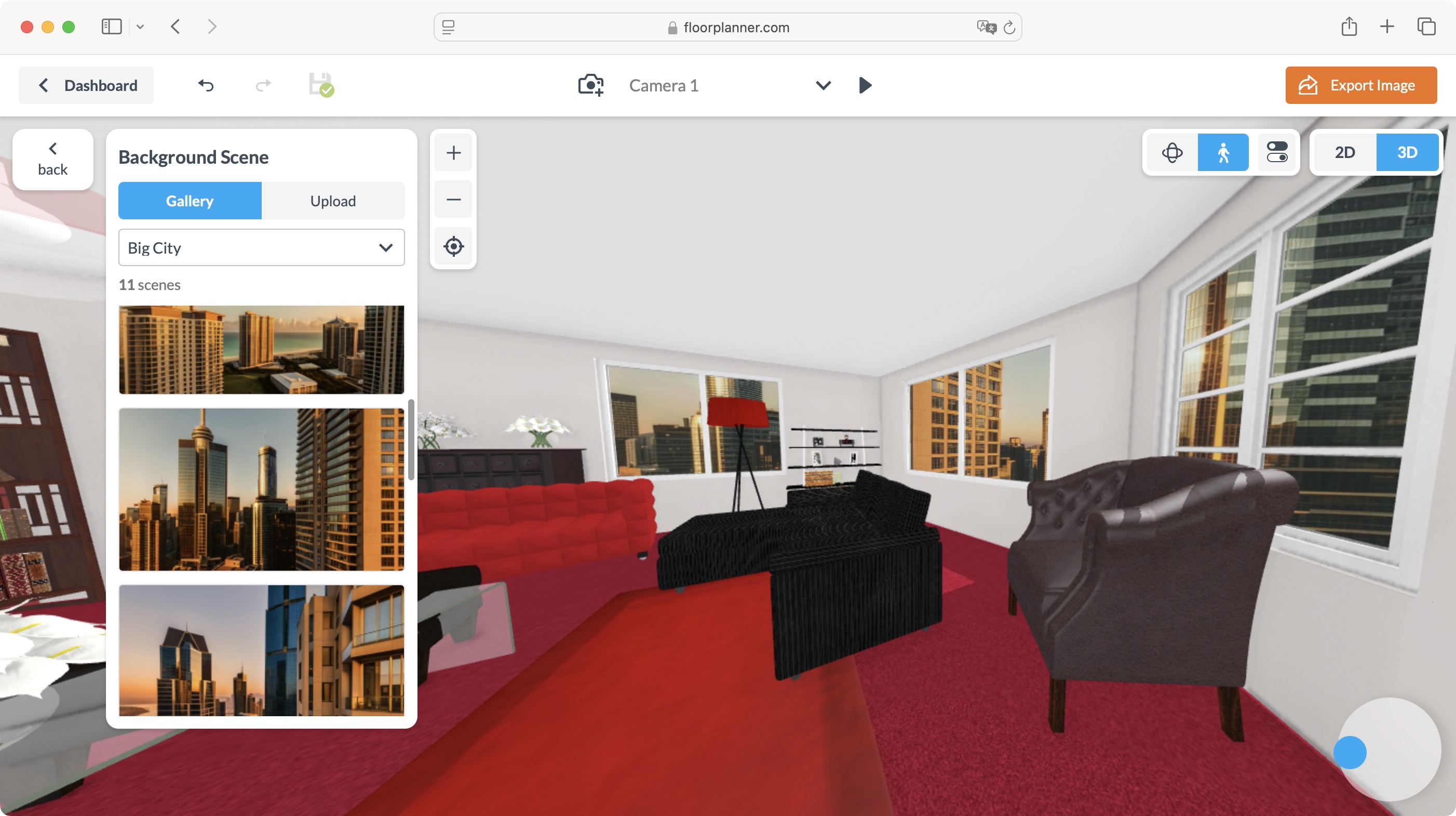 Floorplanner during our review