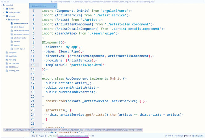 Fast path: A quick path to the current document