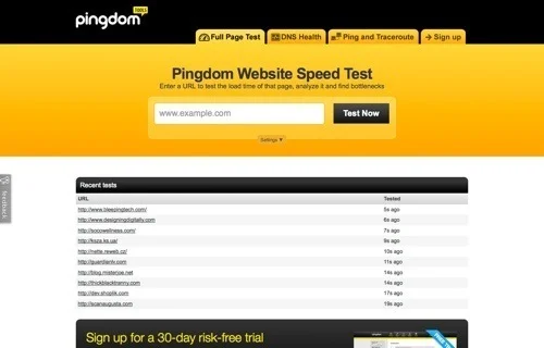 Pingdom.