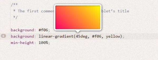 Web developer tools to increase productivity: Dabblet inline previews