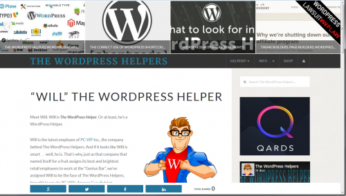 WordPress Helpers About Page
