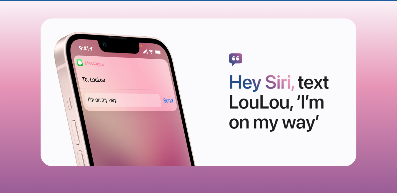 Website screenshot for Apple Siri
