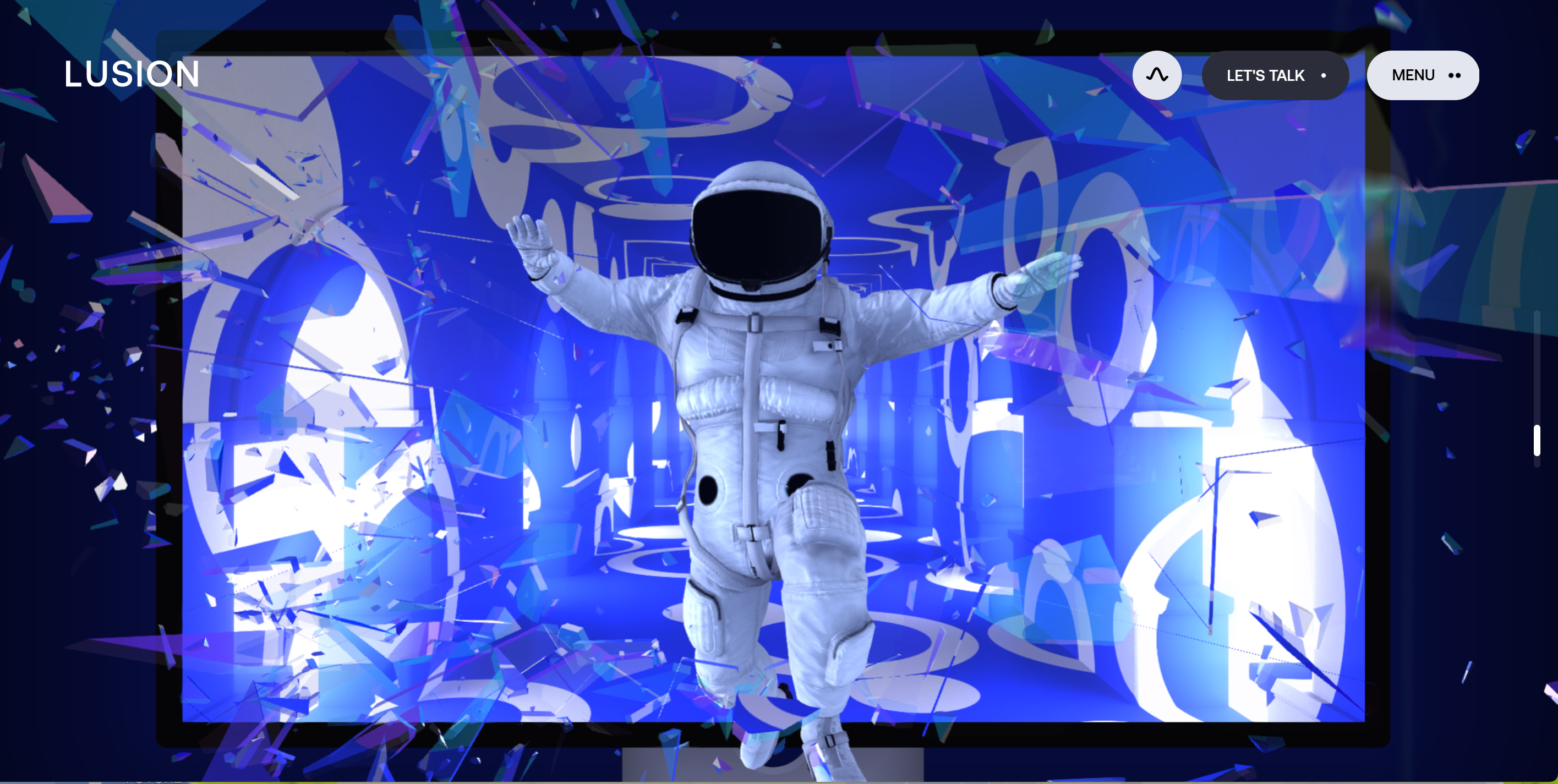 Lusion website, a great html example