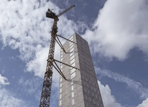 Digital marketing agency Birmingham - West Midlands tower building with crane