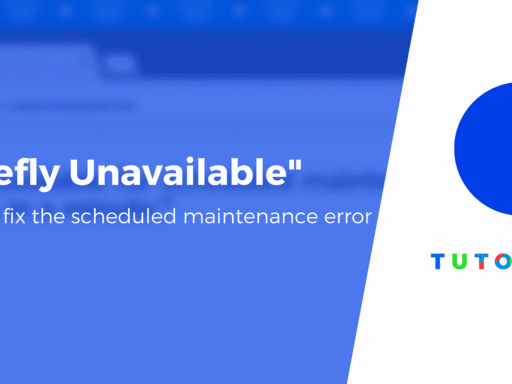 How to Fix "Briefly Unavailable For Scheduled Maintenance. Check Back in a Minute."