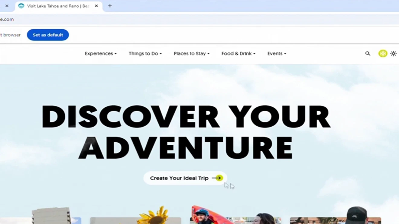 Visit Reno Tahoe redesigns website, incorporates AI tools