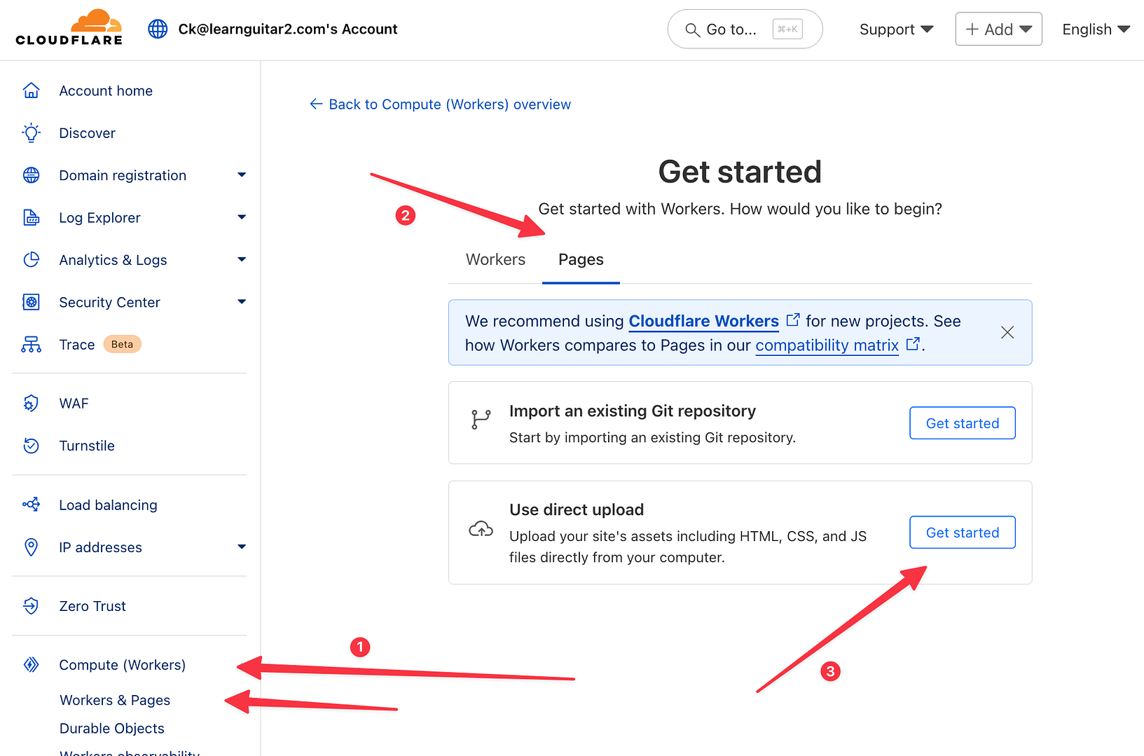 cloudfalre pages install