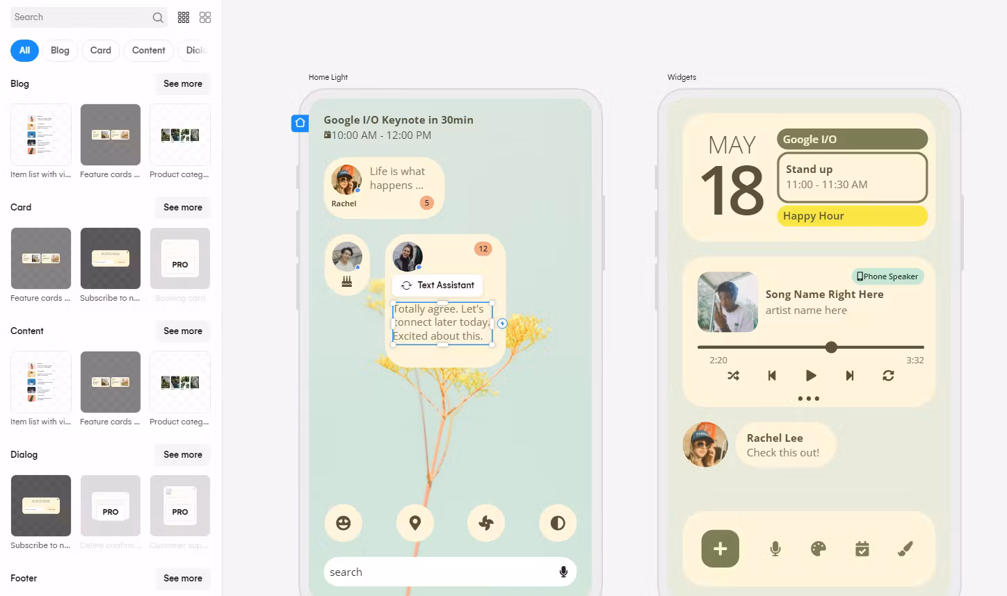 Customize an AI-generated web design.