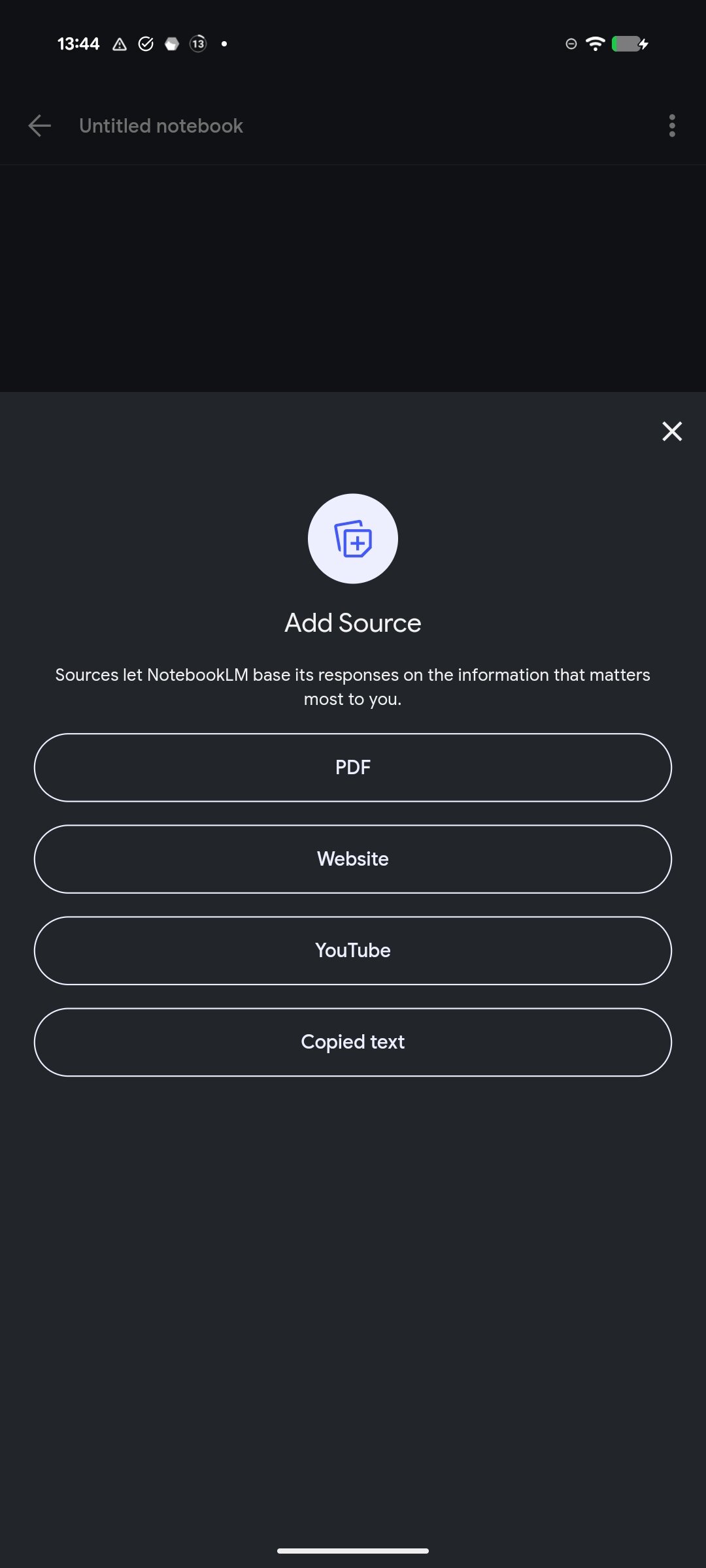 google notebooklm android app screenshot 1