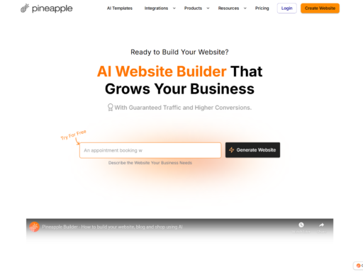 Pineapple Builder website builder review 2025