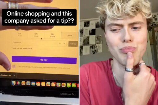 I was asked to tip while shopping online — guilt-tipping has gone too far