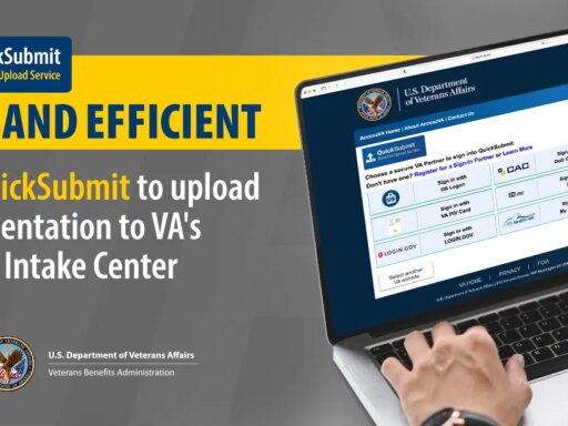 QuickSubmit is the new evidence intake tool for VA claims