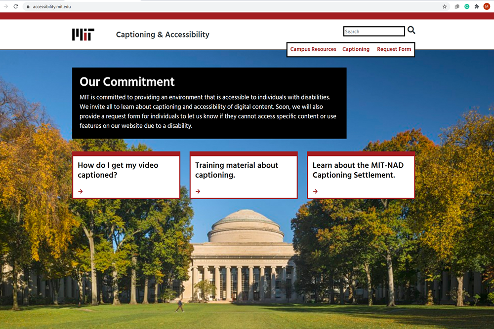 MIT launches website to help with captioning media content | MIT News