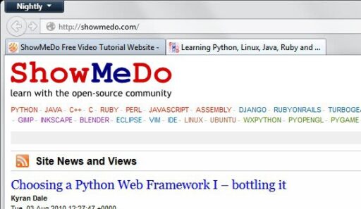 ShowMeDo Free Video Tutorial Website