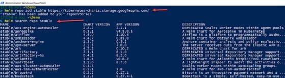 Helm chart repository