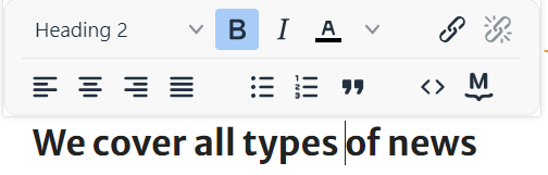 Editing the content of your campaign.