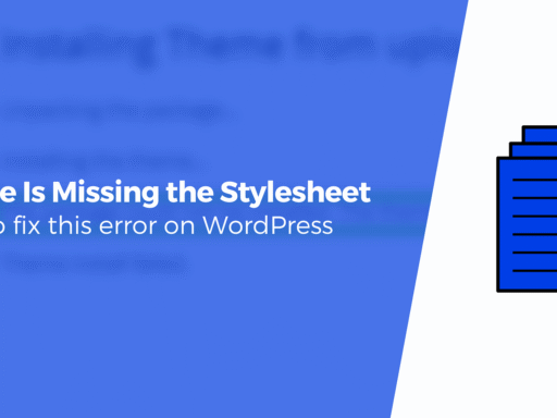 "The Theme Is Missing the Style CSS Stylesheet" How to Fix This