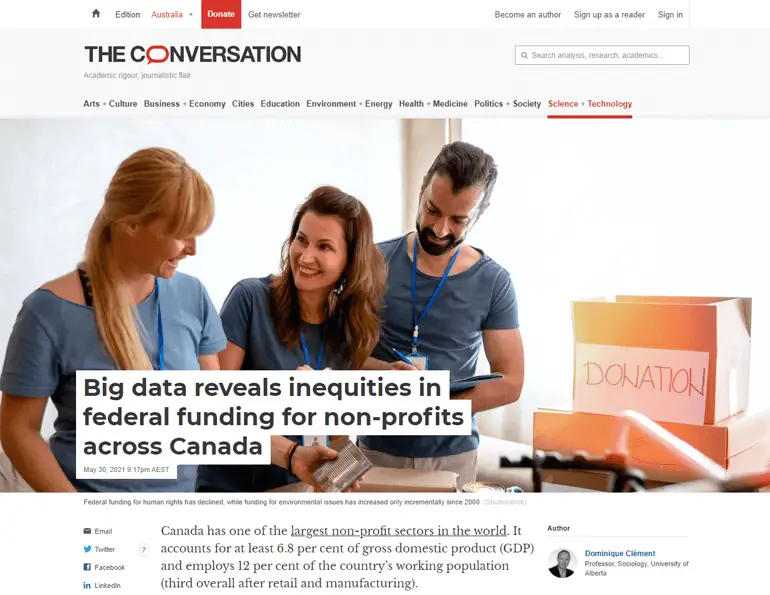 Transparency Magazine Article