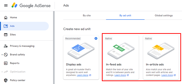 Types of Ads in WordPress