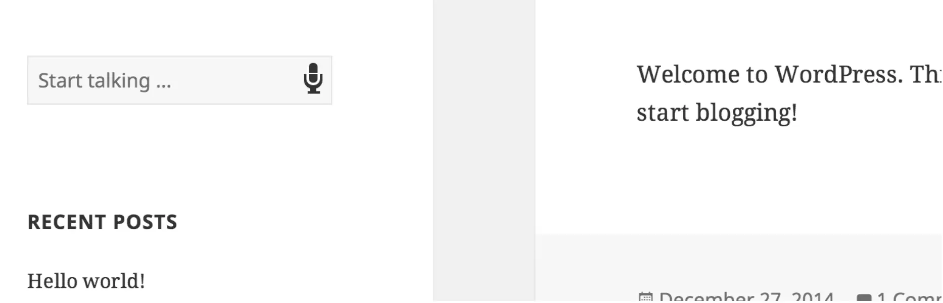 The Voice Search plugin.