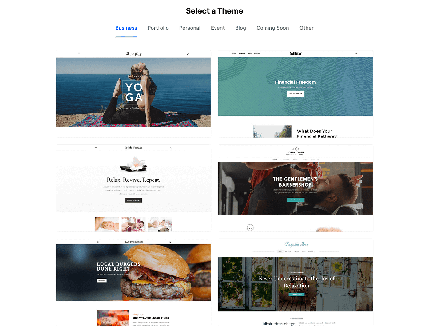 weebly templates