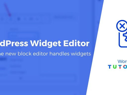 How to Use the New Block-Based WordPress Widget Editor