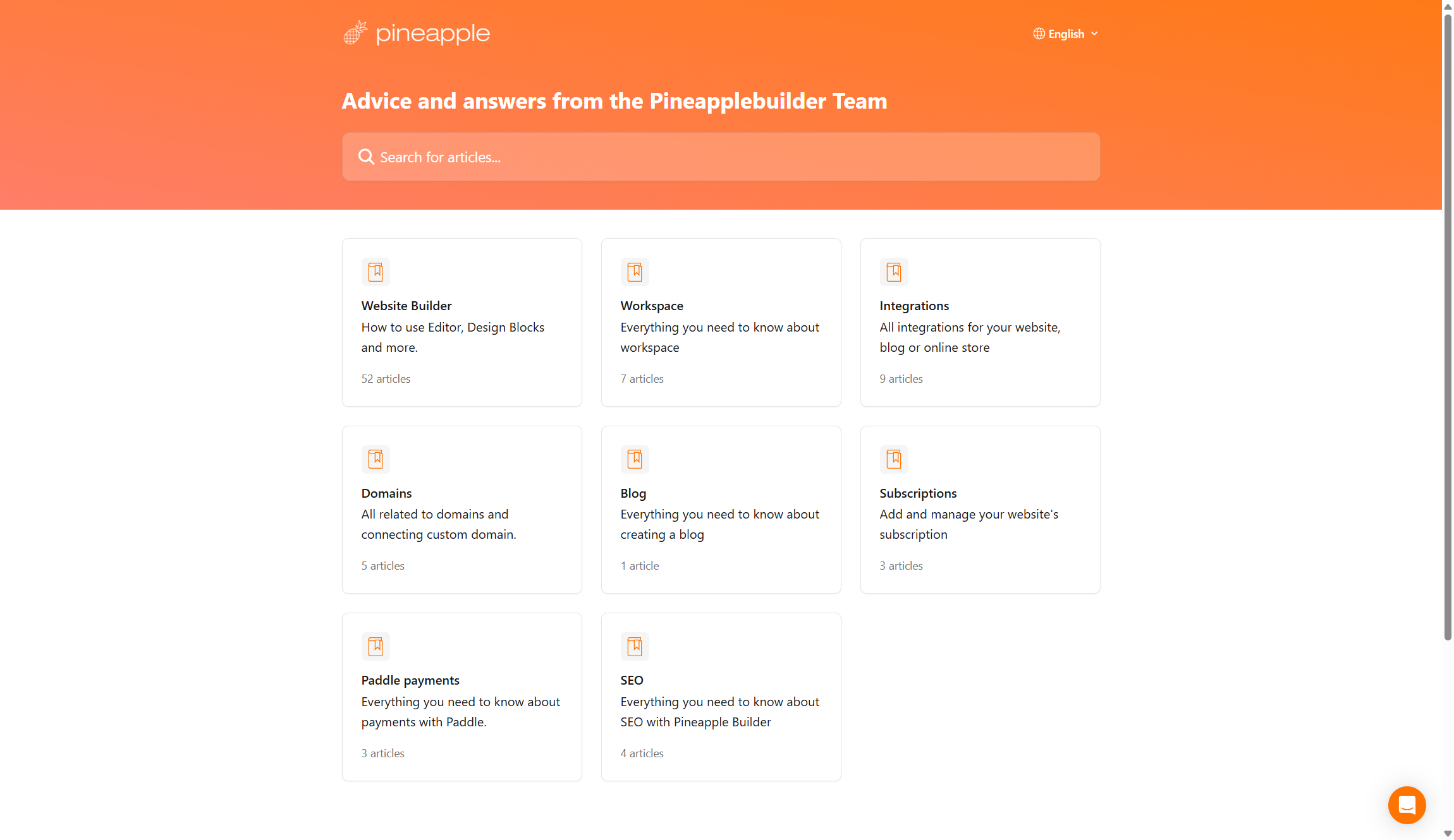 Pineapple Builder support hub
