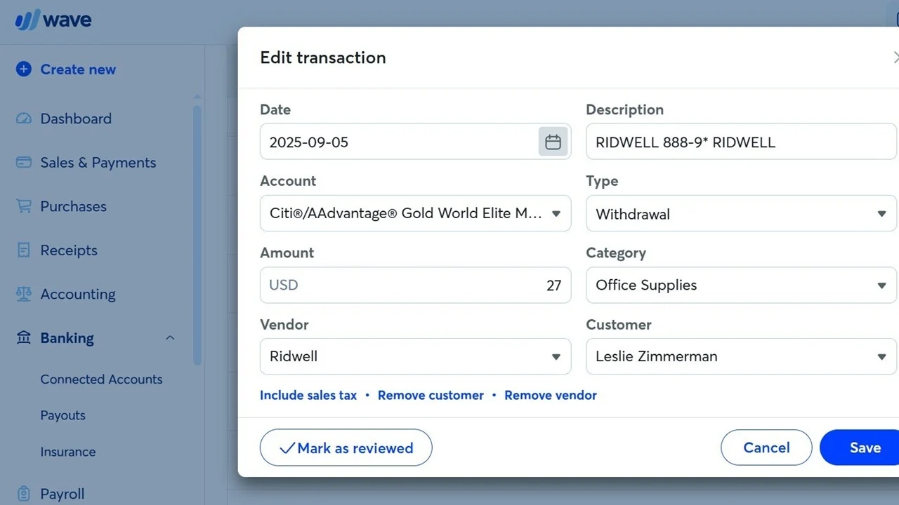 Transactions in Wave