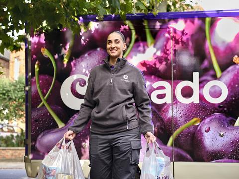 Ocado was the fastest-growing retailer for the second Christmas running