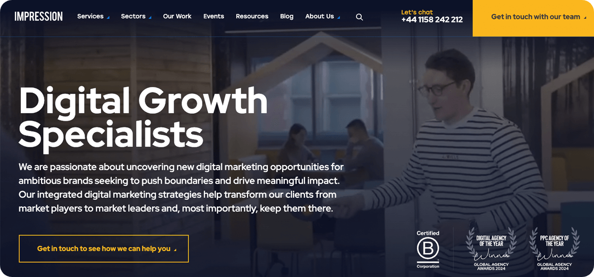 Impression - link to website