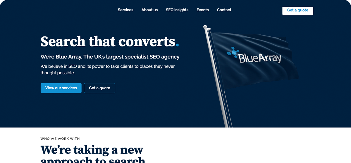 Blue Array - Link to website