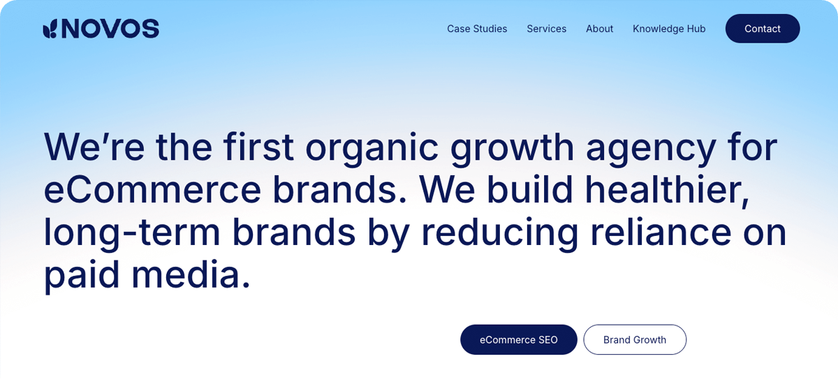 Novos - link to website