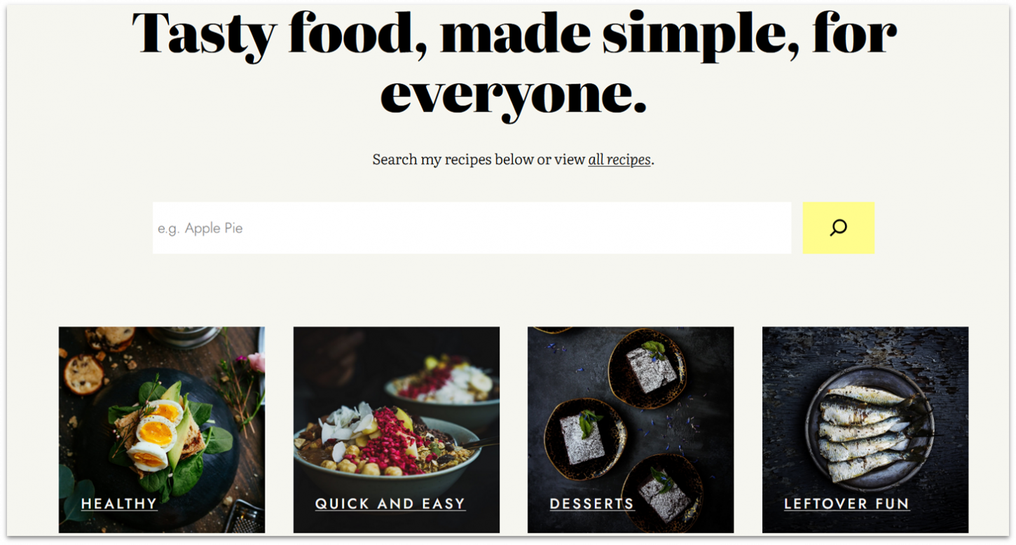 WordPress.com blog template