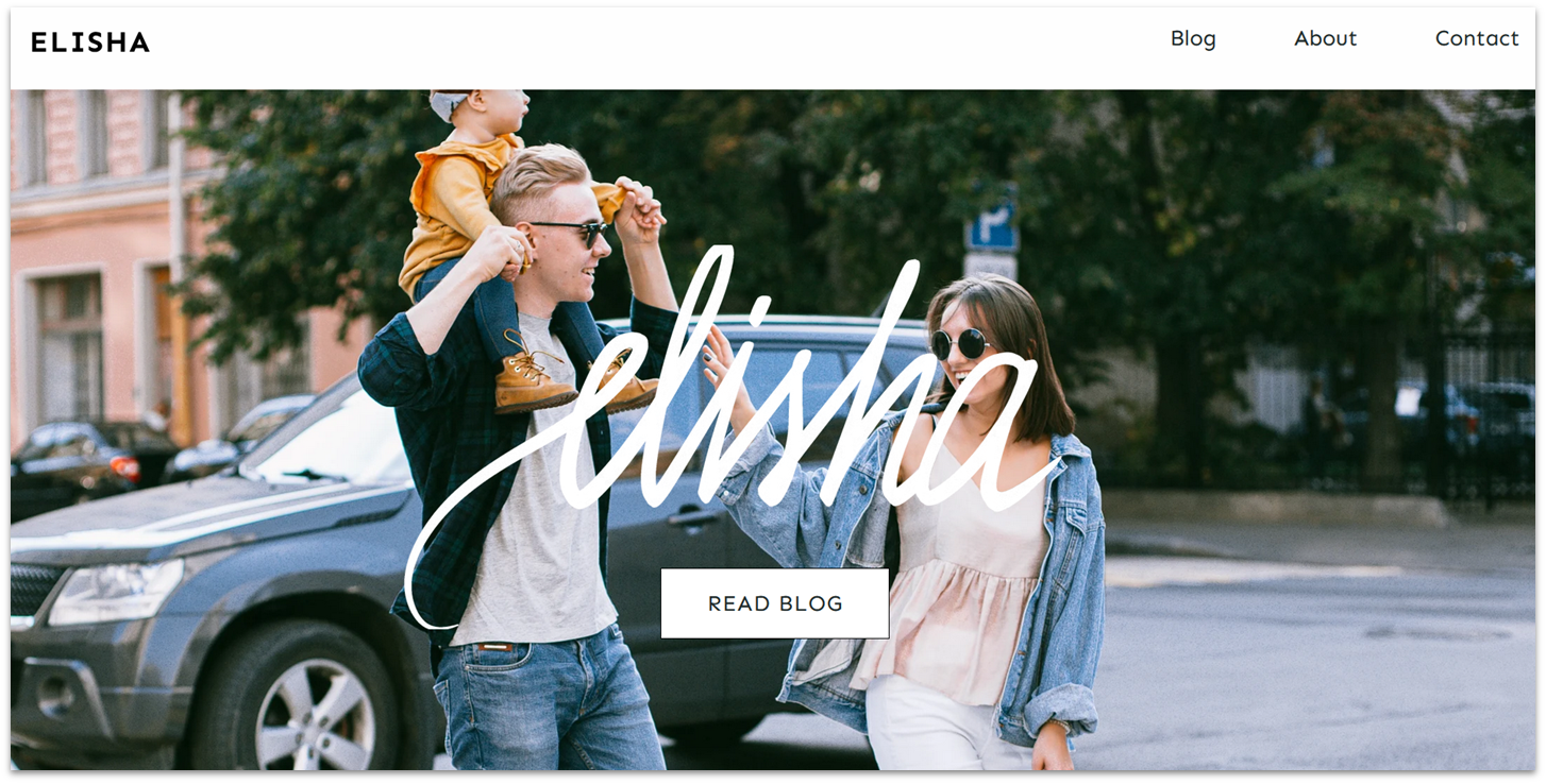 Hostinger Website Builder blog template