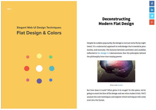Free ebooks for designers: Flat Design &amp; Colors