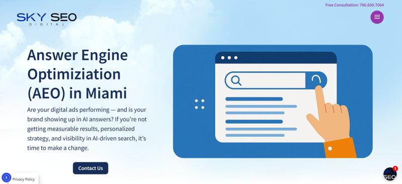 Sky SEO Digital Launches AEO Marketing Services to Help Brands