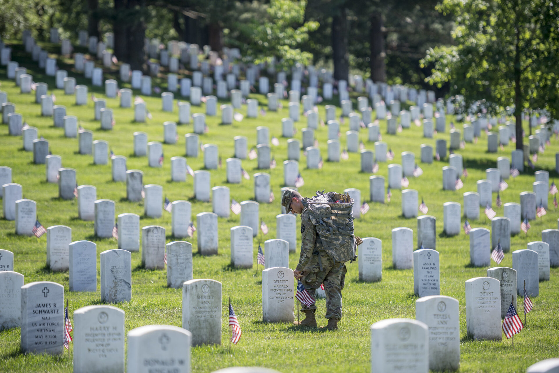 Visiting a Gravesite