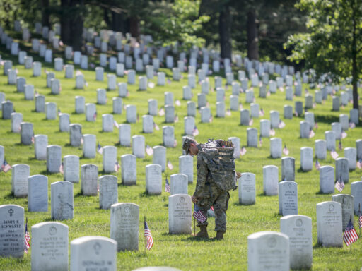 Visiting a Gravesite