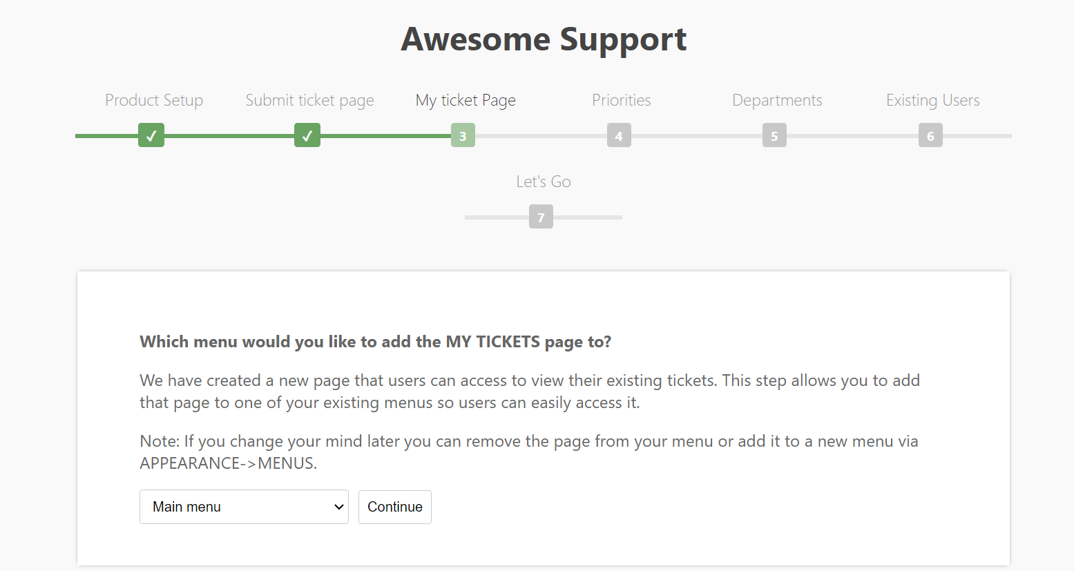 my ticket page.
